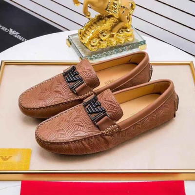 Armani 2020 Mens Leather Loafer - 알마니 2020 남성용 레더 로퍼 ARMS0159.Size (240 - 270).브라운