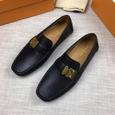 Louis Vuitton 2020 Mens Leather Loafer - 루이비통 2020 남성용 레더 로퍼 LOUS0686,Size(240 - 270).블랙