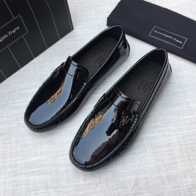 Ermenegildo Zegna  2020 Mens Leather Loafer - 에르메넬질도 제냐 2020 남성용 레더 로퍼 ZEGS0010.Size(240 - 270).블랙