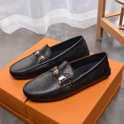 Versace  2020 Mens Leather Loafer - 베르사체 2020 남성용 레더 로퍼 VERS0333,Size(240 - 275).블랙