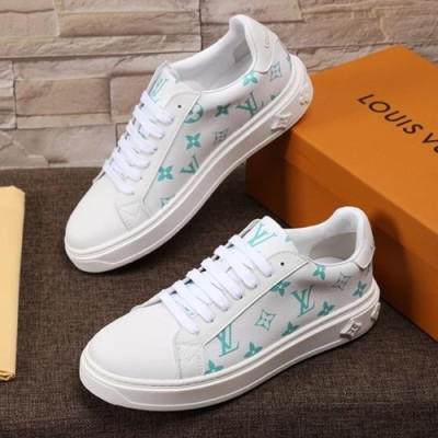 Louis Vuitton 2020 Mens Leather Sneakers - 루이비통 2020 남성용 레더 스니커즈 LOUS0716,Size(240 - 270).화이트