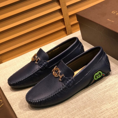 Gucci 2020 Mens Leather Loafer - 구찌 2020 남성용 레더 로퍼 GUCS0754,Size(240 - 275).네이비