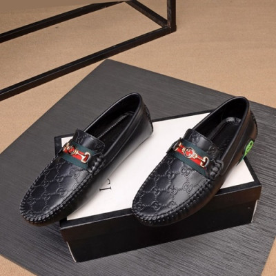 Gucci 2020 Mens Leather Loafer - 구찌 2020 남성용 레더 로퍼 GUCS0759,Size(240 - 275).블랙