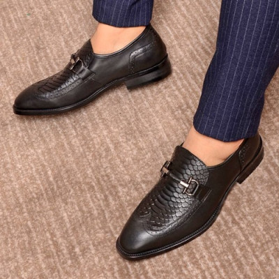 Ferragamo 2020 Mens Leather Shoes - 페라가모 2020 남성용 레더 슈즈 FGMS0268,Size(240 - 275).블랙