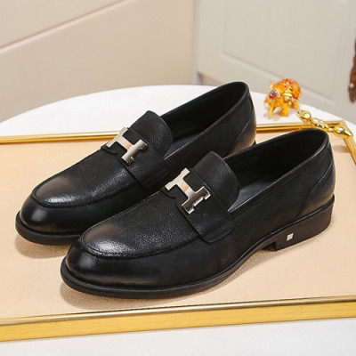 Hermes 2020 Mens Leather Loafer - 에르메스 2020 남성용 레더 로퍼 HERS0280,Size(240 - 270).블랙