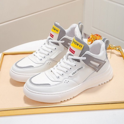 Louis Vuitton 2020 Mens Leather Sneakers - 루이비통 2020 남성용 레더 스니커즈 LOUS0748,Size(240 - 270).화이트