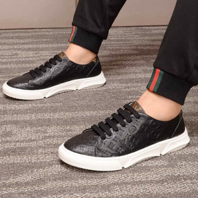 Louis Vuitton 2020 Mens Leather Sneakers - 루이비통 2020 남성용 레더 스니커즈 LOUS0757,Size(240 - 270).블랙