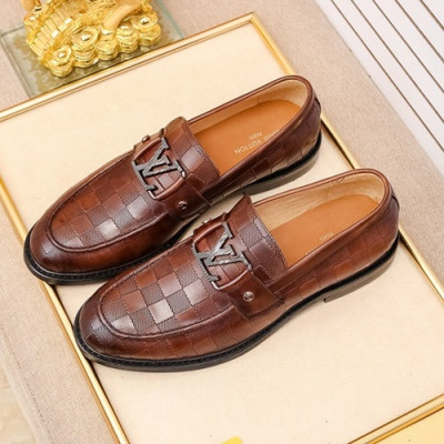 Louis Vuitton 2020 Mens Leather Loafer - 루이비통 2020 남성용 레더 로퍼 LOUS0764,Size(240 - 270).브라운