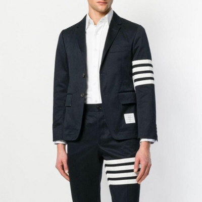 Thom Browne 2023 Mens Casual Cotton Suit Jackets - 톰브라운 2023 남성 캐쥬얼 코튼 슈트 자켓 Thom0518x.Size(s - 2xl).네이비