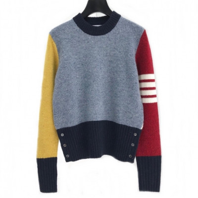 [톰브라운]Thom Browne 2020 Mens Strap Crew-neck Wool Sweaters - 톰브라운 2020 남성 스트랩 크루넥 울 스웨터 Thom0531x.Size(s - xl).그레이