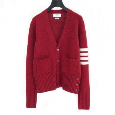 [톰브라운]Thom Browne 2020 Mm/Wm Strap V-neck Wool Cardigan - 톰브라운 2020 남자 스트랩 브이넥 울 가디건 Thom0538x.Size(s - xl).레드