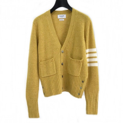 [톰브라운]Thom Browne 2020 Mm/Wm Strap V-neck Wool Cardigan - 톰브라운 2020 남자 스트랩 브이넥 울 가디건 Thom0541x.Size(s - xl).옐로우