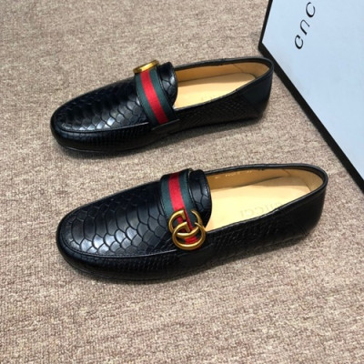 Gucci 2020 Mens Leather Loafer - 구찌 2020 남성용 레더 로퍼 GUCS0843,Size(240 - 270).블랙