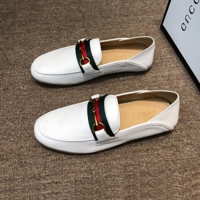 Gucci 2020 Mens Leather Loafer - 구찌 2020 남성용 레더 로퍼 GUCS0845,Size(240 - 270).화이트