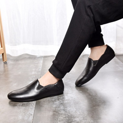 Hermes 2020 Mens Leather Loafer - 에르메스 2020 남성용 레더 로퍼 HERS0284,Size(240 - 270).블랙