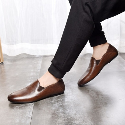 Hermes 2020 Mens Leather Loafer - 에르메스 2020 남성용 레더 로퍼 HERS0285,Size(240 - 270).브라운