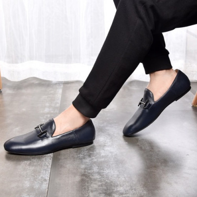 Hermes 2020 Mens Leather Loafer - 에르메스 2020 남성용 레더 로퍼 HERS0286,Size(240 - 270).네이비