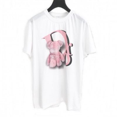 [디올]Dior 2020 Mm/Wm Logo Cotton Short Sleeved Tshirts - 디올 2020 남자 로고 코튼 반팔티 Dio0553x.Size(s - 2xl).화이트