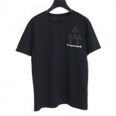 [크롬하츠]Chrome hearts 2020 Mm/Wm Logo Casual Cotton Tshirts - 크롬하츠 2020 남자 로고 캐쥬얼 코튼 반팔티 Chr0144x.Size(s - 2xl).블랙