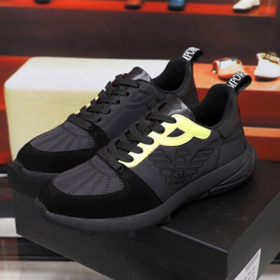 Armani 2020 Mens Sneakers  - 알마니 2020 남성용 스니커즈 ARMS0213,Size(240 - 270).블랙