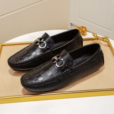 Ferragamo  2020 Mens Leather Loafer - 페라가모 2020 남성용 레더 로퍼 FGMS0281 ,Size(240 - 270).블랙