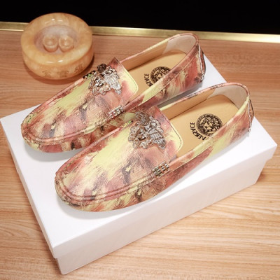 Versace  2020 Mens Leather Loafer - 베르사체 2020 남성용 레더 로퍼 VERS0423,Size(240 - 275).핑크