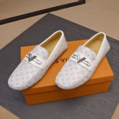 Louis Vuitton 2020 Mens Leather Loafer - 루이비통 2020 남성용 레더 로퍼 LOUS0807,Size(240 - 270).화이트