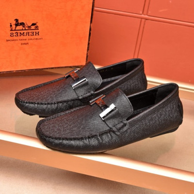 Hermes 2020 Mens Leather Loafer - 에르메스 2020 남성용 레더 로퍼 HERS0296,Size(240 - 280).블랙