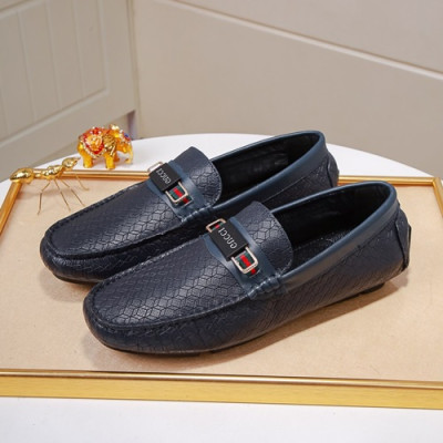 Gucci 2020 Mens Leather Loafer - 구찌 2020 남성용 레더 로퍼 GUCS0891,Size(240 - 270).네이비