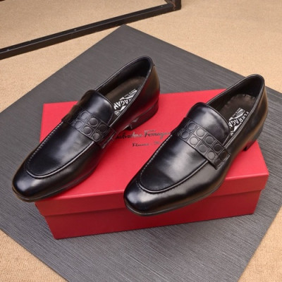 Ferragamo  2020 Mens Leather Loafer - 페라가모 2020 남성용 레더 로퍼 FGMS0288 ,Size(240 - 270).블랙