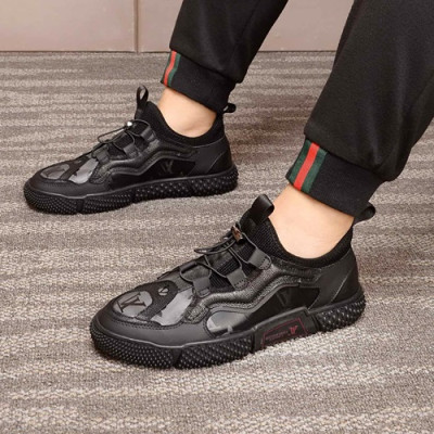 Louis Vuitton 2020 Mens Leather Sneakers - 루이비통 2020 남성용 레더 스니커즈 LOUS0859,Size(240 - 270).블랙