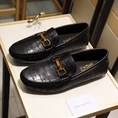 Ferragamo  2020 Mens Leather Loafer - 페라가모 2020 남성용 레더 로퍼 FGMS0297 ,Size(240 - 270).블랙