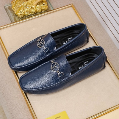 Louis Vuitton 2020 Mens Leather Loafer - 루이비통 2020 남성용 레더 로퍼 LOUS0887,Size(240 - 270).블루