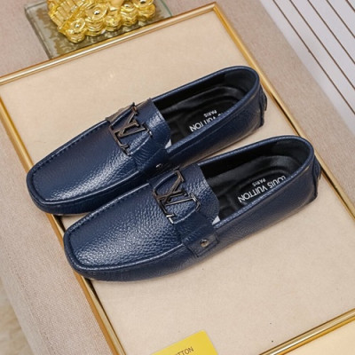 Louis Vuitton 2020 Mens Leather Loafer - 루이비통 2020 남성용 레더 로퍼 LOUS0891,Size(240 - 270).블루