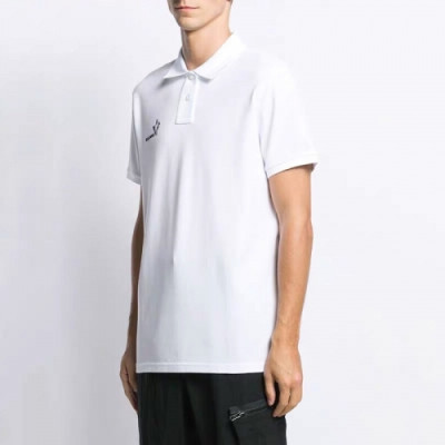 [매장판]Moncler 2020 Mens Logo Cotton Short Sleeved Polo Tshirts - 몽클레어 2020 남성 로고 코튼 폴로 반팔티 Moc01533x.Size(m - 3xl).화이트