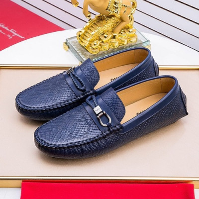 Ferragamo  2020 Mens Leather Loafer - 페라가모 2020 남성용 레더 로퍼 FGMS0320 ,Size(240 - 270).블루