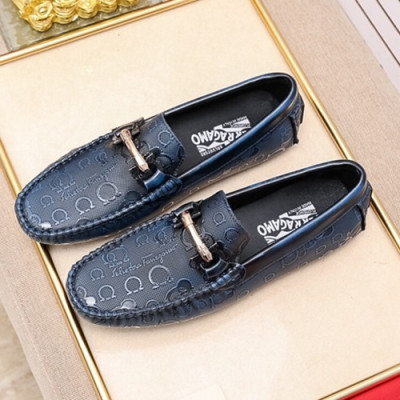 Ferragamo  2020 Mens Leather Loafer - 페라가모 2020 남성용 레더 로퍼 FGMS0322,Size(240 - 270).블루