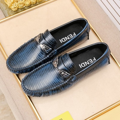 Fendi 2020 Mens Leather Loafer - 펜디 2020 남성용 레더 로퍼 FENS0311,Size(240 - 270).블루