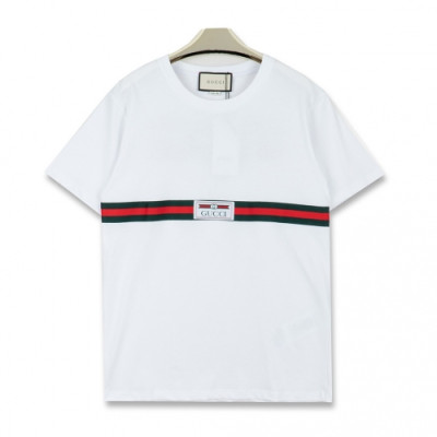 [매장판]Gucci 2020 Mm/Wm Logo Cotton Short Sleeved Tshirts - 구찌 2020 남자 로고 코튼 오버사이즈 반팔티 Guc02342x.Size(xs - l).화이트