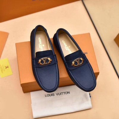 Louis Vuitton 2022 Mens Leather Loafer - 루이비통 2022 남성용 레더 로퍼 LOUS0926,Size(240 - 270).블루