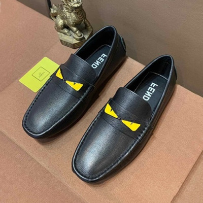 Fendi 2020 Mens Leather Loafer - 펜디 2020 남성용 레더 로퍼 FENS0316,Size(240 - 270).블랙