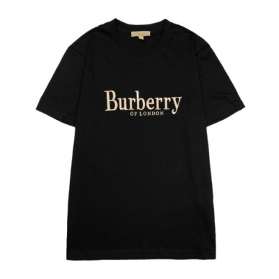 [버버리]Burberry 2020 Mm/Wm Logo Cotton Short Sleeved Tshirts - 버버리 2020 남자 로고 코튼 반팔티 Bur02265x.Size(s - 2xl).블랙