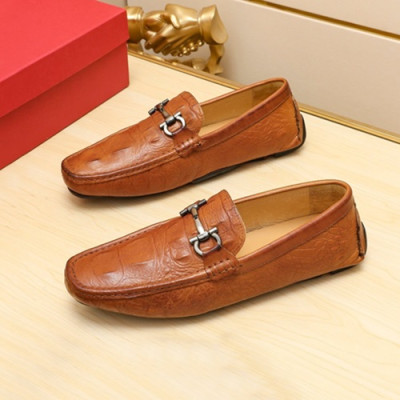 Ferragamo  2020 Mens Leather Loafer - 페라가모 2020 남성용 레더 로퍼 FGMS0341,Size(240 - 270).브라운