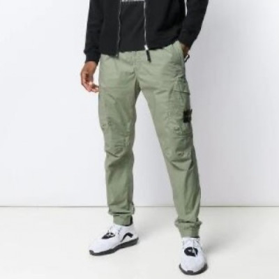 [스톤아일랜드]Stone Island 2020 Mens Logo Casual Cotton Pants - 스톤아일랜드 2020 남성 로고 캐쥬얼 코튼 팬츠 Sto0121x.Size(m - 2xl).올리브