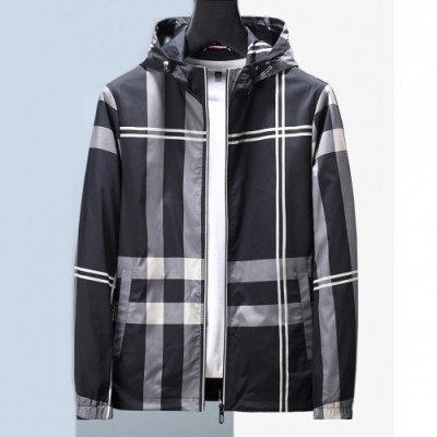 [버버리]Burberry 2020 Mens Casual Windproof Jackets - 버버리 2020 남성 캐쥬얼 양면 방풍 자켓 Bur02287x.Size(m - 3xl).블랙