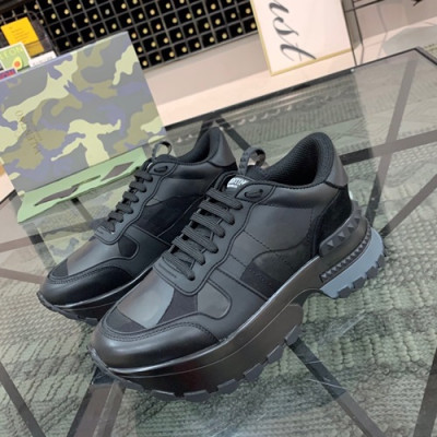 Valentino  2020 Ladies Leather Running Shoes - 발렌티노 2020  여성용 레더 런닝슈즈 VTS0185,Size(225-245),블랙