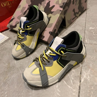 Valentino 2020 Mm / Wm Leather Sneakers - 발렌티노 2020 남여공용 레더 스니커즈,VTS0197,Size(225 - 280).연옐로우