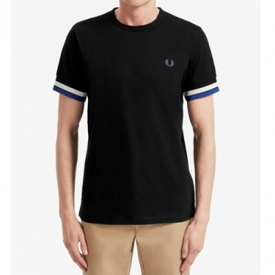 [프레드페리]Fredperry 2020 Mens Business Cotton Short Sleeved Tshirt - 프레드페리 2020 남성 신상 비지니스 코튼 반팔티 Fre0016x.Size(s - xl).블랙