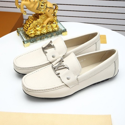 Louis Vuitton 2020 Mens Leather Loafer - 루이비통 2020 남성용 레더 로퍼 LOUS1012,Size(240 - 270).화이트