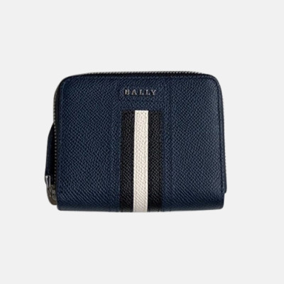 Bally 2020 Mm / Wm Leather Coin Purse / Card Purse - 발리 2020 남여공용 레더 코인 퍼스 / 카드 퍼스 BALB0050.네이비